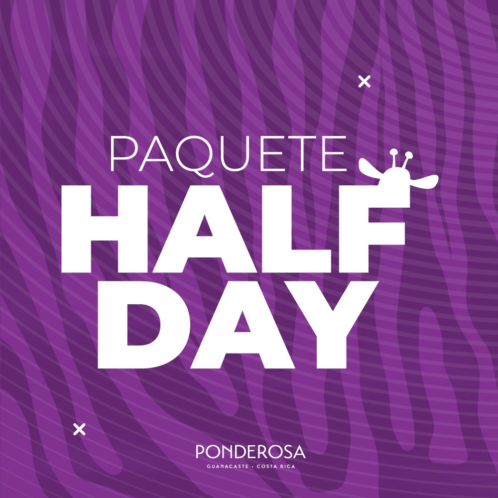 Paquete Half Day en Ponderosa Costa Rica