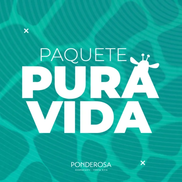 Paquete Pura Vida Ponderosa Costa Rica